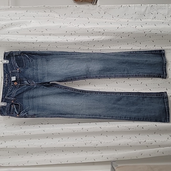 MAURICES Straight-Leg Jean with Everflex  size 7/8 regular - Picture 3 of 4